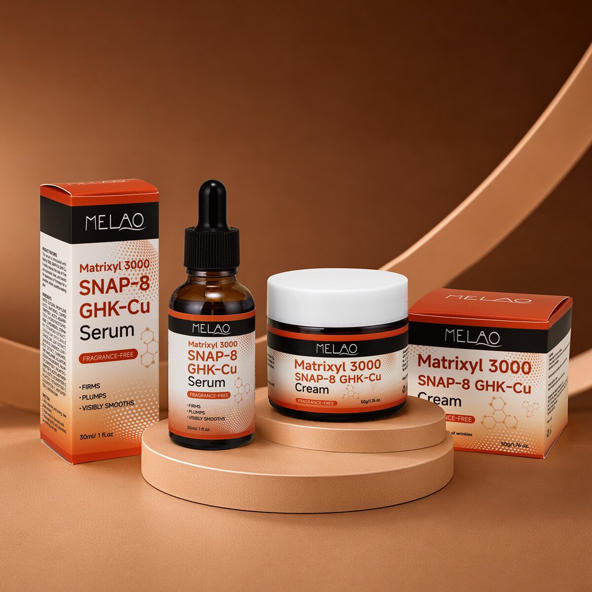 Matrixyl3000 SNAP-8 GHK-Cu Serum: Gentle Facial Repair Serum with Rich Brightening and Moisturizing Effects